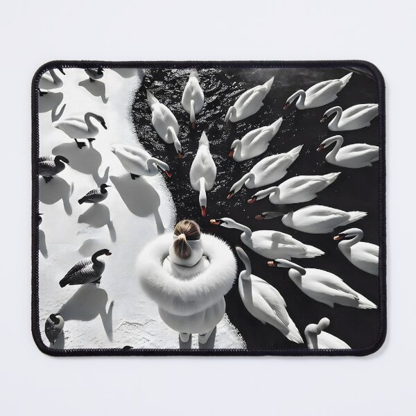 Item preview, White swans designed and sold by Vibranta Studio.