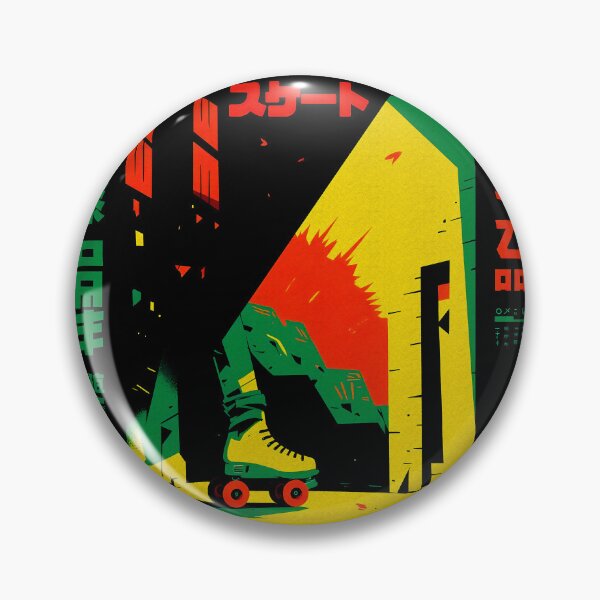 Item preview, Retro Japanese Skater Design | Neon Urban Art designed and sold by IAPICTURE.
