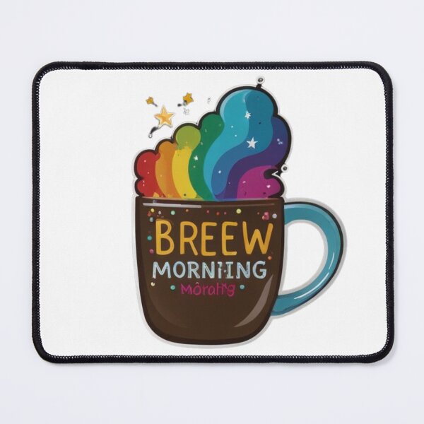 Item preview, Brew Morning Rainbow Cloud Mug Art designed and sold by Spicex2.