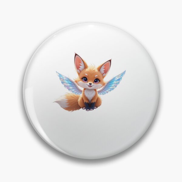 Item preview, Ethereal Charm: The Winged Fox of Light designed and sold by petloverheaven.