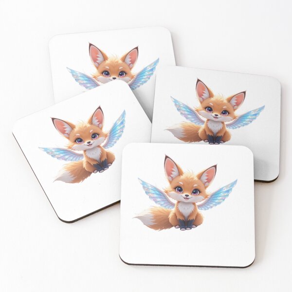 Item preview, Ethereal Charm: The Winged Fox of Light designed and sold by petloverheaven.