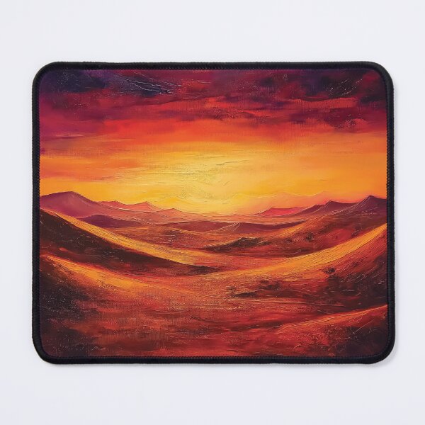 Item preview, A design of the vast desert and the golden dunes reflect the fiery hues of the setting sun. designed and sold by HEMRO.