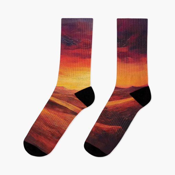 Item preview, A design of the vast desert and the golden dunes reflect the fiery hues of the setting sun. designed and sold by HEMRO.