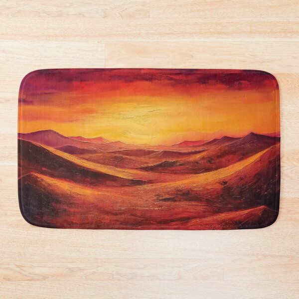 Item preview, A design of the vast desert and the golden dunes reflect the fiery hues of the setting sun. designed and sold by HEMRO.