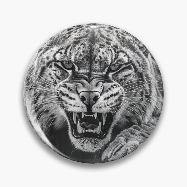 Item preview, Realistic Snow Leopard pencil drawing designed and sold by Pencil-Art.
