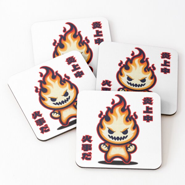 Item preview, Flaming Character Japanese Design | Cute but Fierce designed and sold by IAPICTURE.