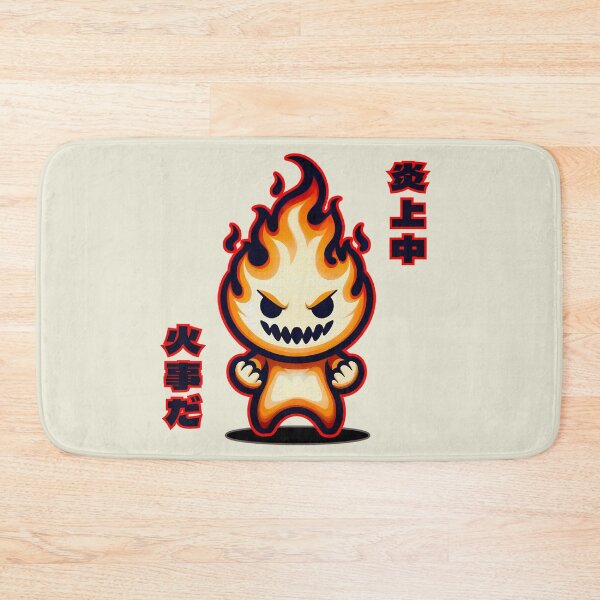 Item preview, Flaming Character Japanese Design | Cute but Fierce designed and sold by IAPICTURE.
