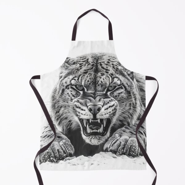 Item preview, Realistic Snow Leopard pencil drawing designed and sold by Pencil-Art.