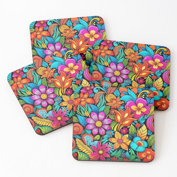 Item preview, Groovy Psychedelic Hippy Trippy Beautiful Flowers  designed and sold by GrinGalore.