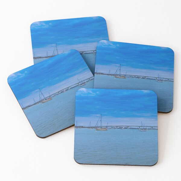 Item preview, Captured in January 2025 this breathtaking photograph of the Sarasota Bayfront highlights a vibrant colorful bridge against the backdrop designed and sold by EyezWatchin.