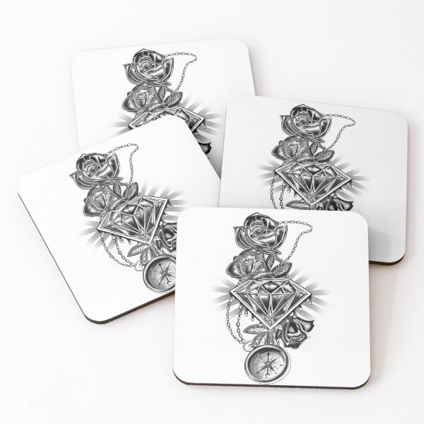 Item preview, Rose, Compass & Diamond designed and sold by Chaliskocz.
