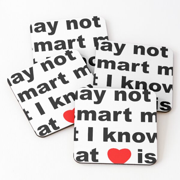 Item preview, i may not be a smart love designed and sold by 8sqr.