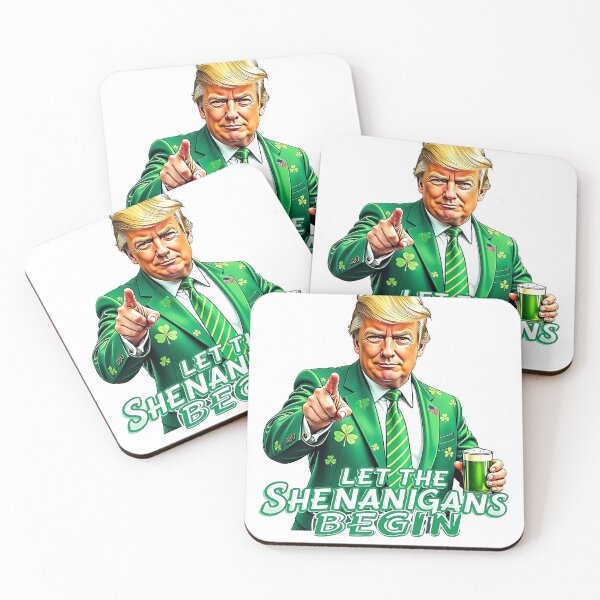 Item preview, Let The Shenanigans Begin - Funny Trump St Pattys Day  designed and sold by SnarkoClothes.