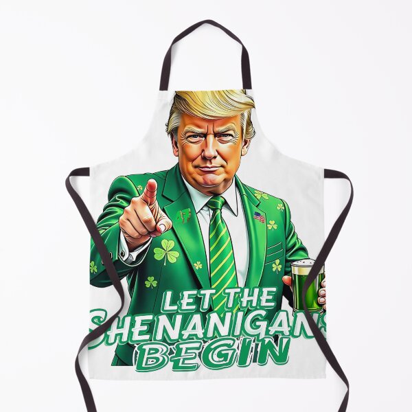 Item preview, Let The Shenanigans Begin - Funny Trump St Pattys Day designed and sold by SnarkoClothes.