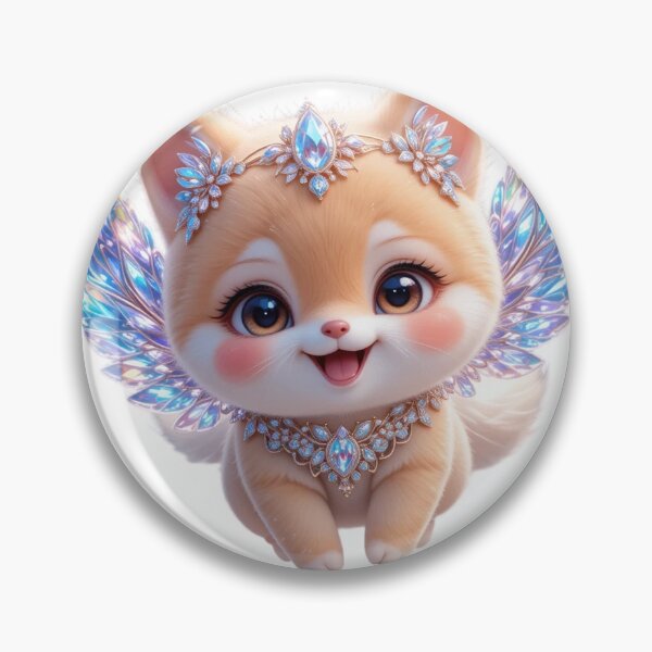 Item preview, Celestial Majesty: The Jewel-Encrusted Winged Dog designed and sold by petloverheaven.