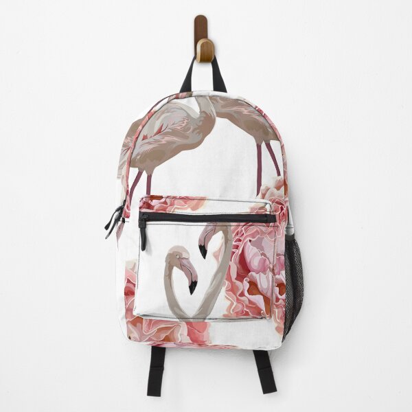 Item preview, Seamless pattern with flamingos and pink garden roses. designed and sold by MatyKotiv.