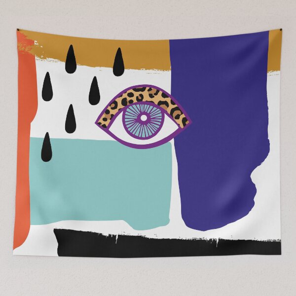 Item preview, Penthouse Miami Vice 80's Abstract Pattern designed and sold by LigeiaShoppe.