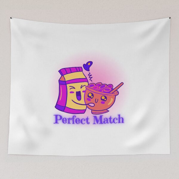 Item preview, We're the Perfect Match, as Cereal and Milk designed and sold by FreeSoulLab.