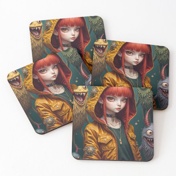 Item preview, The girl and her biomechanical friends designed and sold by Turko762.