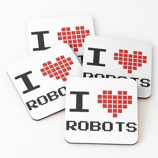 Item preview, I Love Robots (safety gear) designed and sold by SteveFogle.