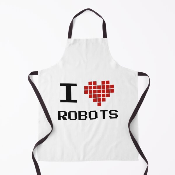 Item preview, I Love Robots (safety gear) designed and sold by SteveFogle.