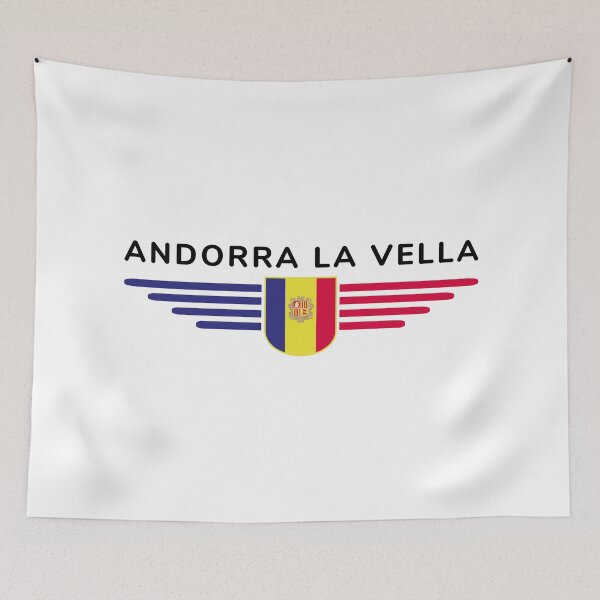 Item preview, Andorra La Vella fan t-shirt design designed and sold by ElvisU.