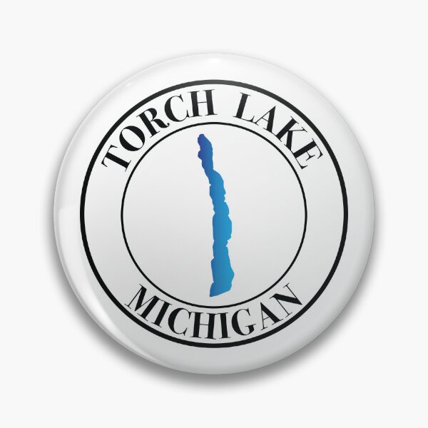 Item preview, Torch Lake Michigan designed and sold by SwiftSlothMedia.