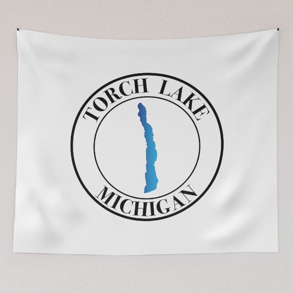 Item preview, Torch Lake Michigan designed and sold by SwiftSlothMedia.