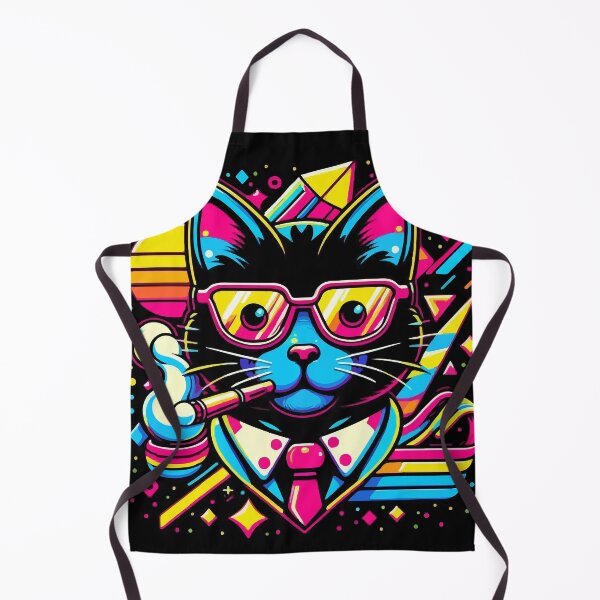 Item preview, elegant neon cat designed and sold by vecturno.