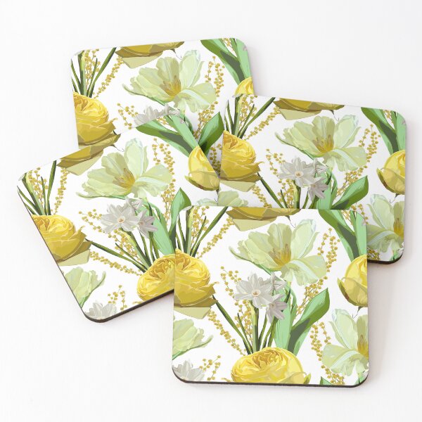 Item preview, Flowers of Spring mimosa, daffodils and tulips. designed and sold by MatyKotiv.