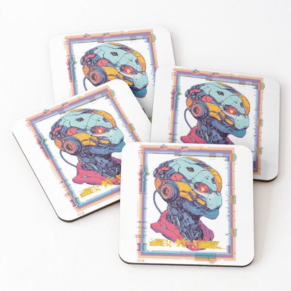 Item preview, Cyberpunk Robot Cyborg Glitch Aesthetic designed and sold by RockFireMerch.