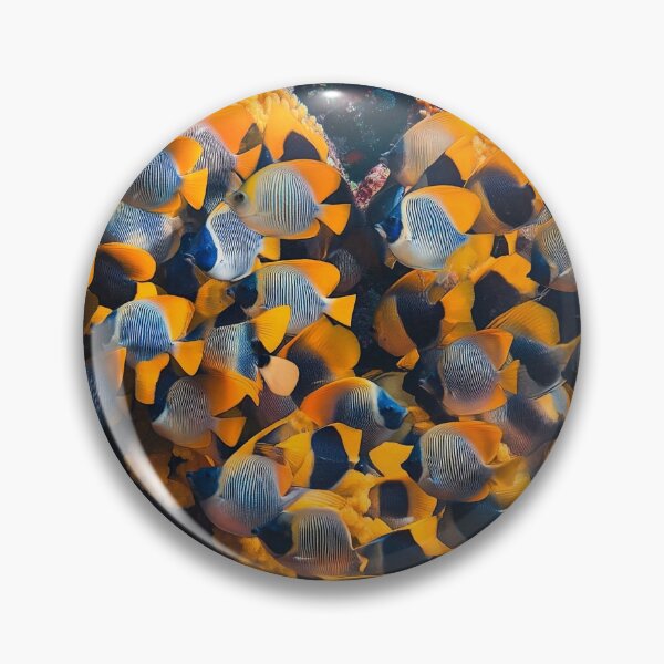 Item preview, Beautiful angelfish school in the shape of a heart designed and sold by dcrc.
