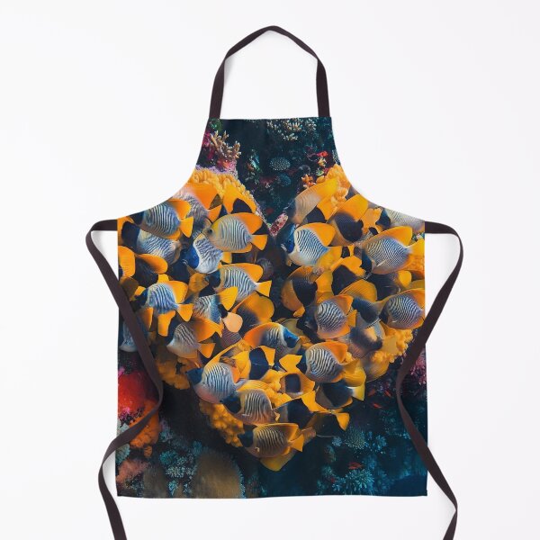 Item preview, Beautiful angelfish school in the shape of a heart designed and sold by dcrc.