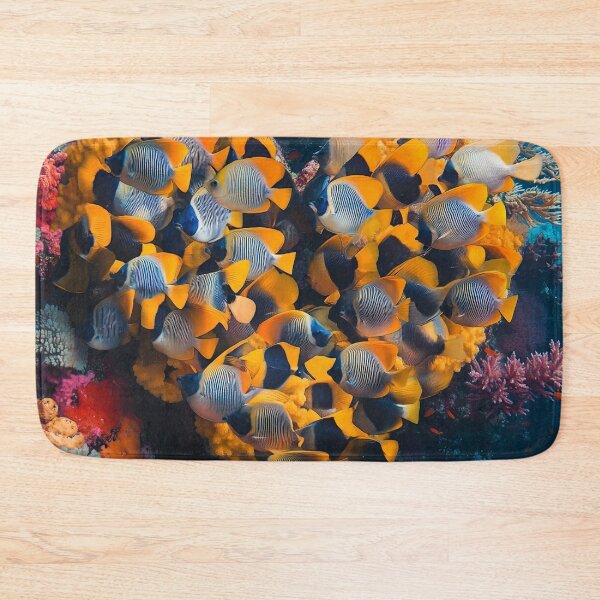 Item preview, Beautiful angelfish school in the shape of a heart designed and sold by dcrc.