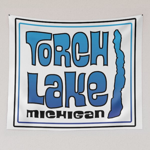 Item preview, Torch Lake Michigan designed and sold by SwiftSlothMedia.