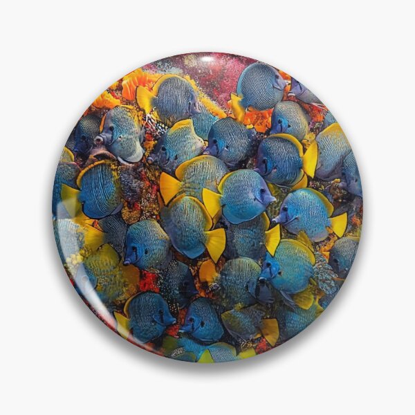 Item preview, Beautiful angelfish school in the shape of a heart designed and sold by dcrc.