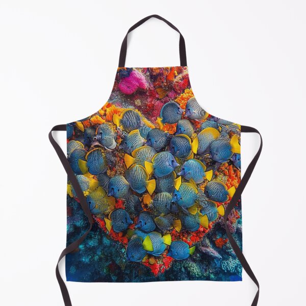 Item preview, Beautiful angelfish school in the shape of a heart designed and sold by dcrc.