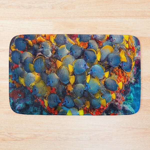 Item preview, Beautiful angelfish school in the shape of a heart designed and sold by dcrc.