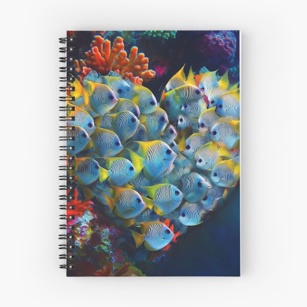 Item preview, beautiful angelfish school in the shape of a heart designed and sold by dcrc.