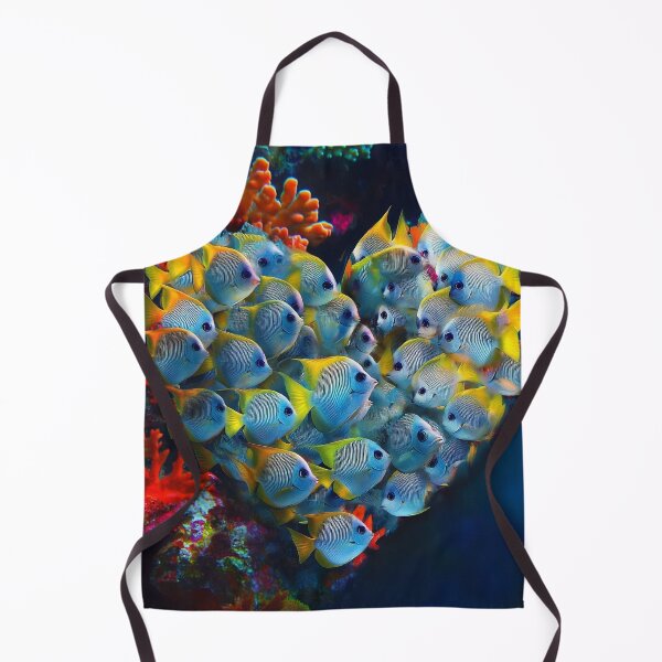 Item preview, beautiful angelfish school in the shape of a heart designed and sold by dcrc.