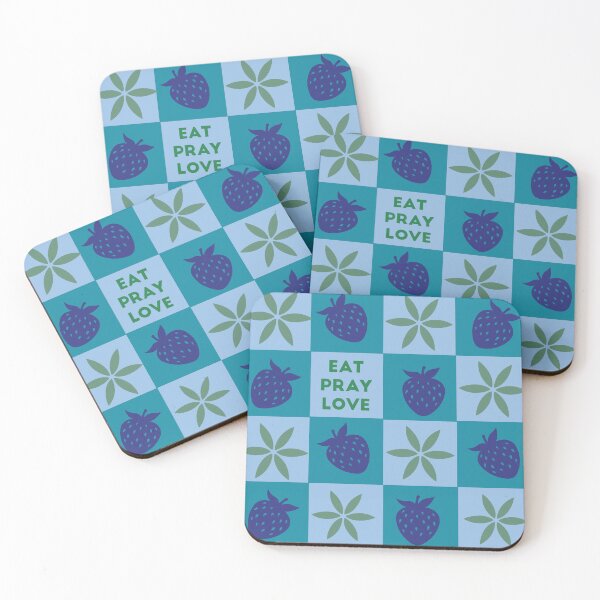 Item preview, Eat Pray Love - Modern Ethnic Floral & Strawberry Pattern designed and sold by Dalia Bieliūnaitė.