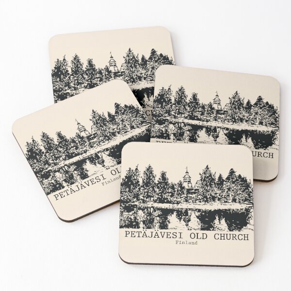 Item preview, Petäjävesi Old Church - Finland designed and sold by Lakeric Cityscapes.