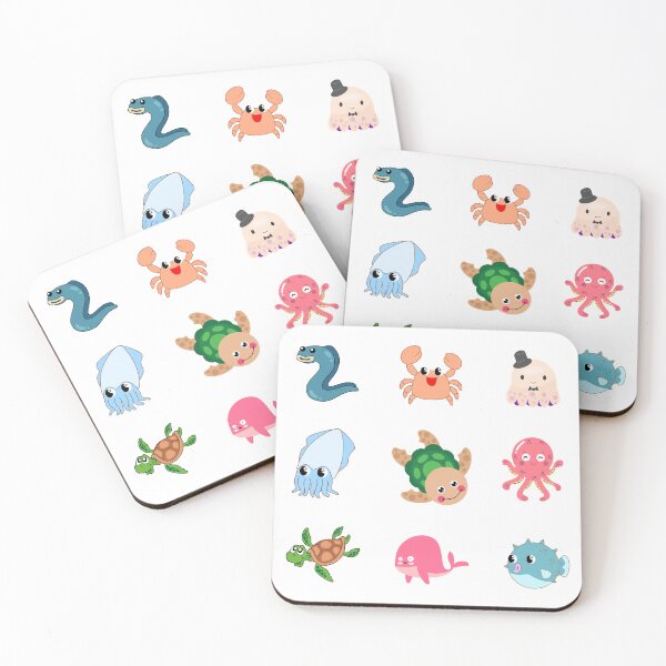 Item preview,  Enchanted sea beings swimming wild and free designed and sold by huape.
