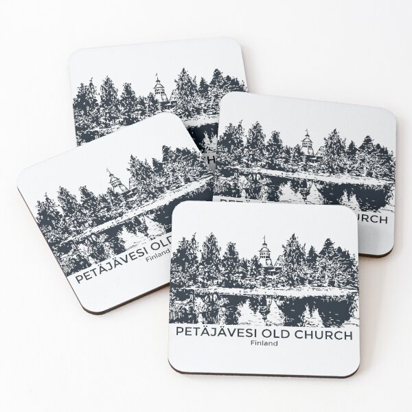 Item preview, Petäjävesi Old Church - Finland designed and sold by Lakeric Cityscapes.