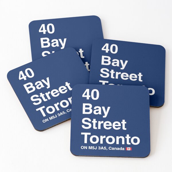 Item preview, Toronto Mapel Leafs Hockey Arena Street Address  designed and sold by Venue Pin.