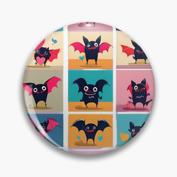 Item preview, Bat kawaii, Batzilla, sweet bat, cute bat, cute,  designed and sold by GOLDENGARDENART.