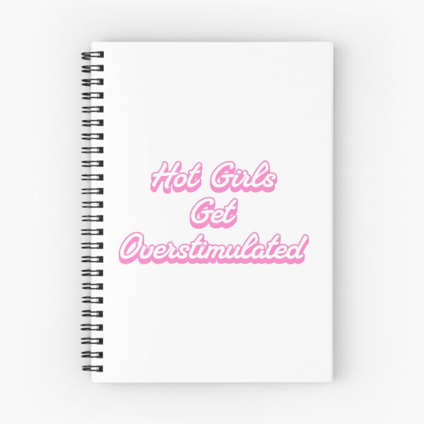 Item preview, Hot Girls Get Overstimulated! Funny Pink Neurodevergent girl designed and sold by PMCreative.