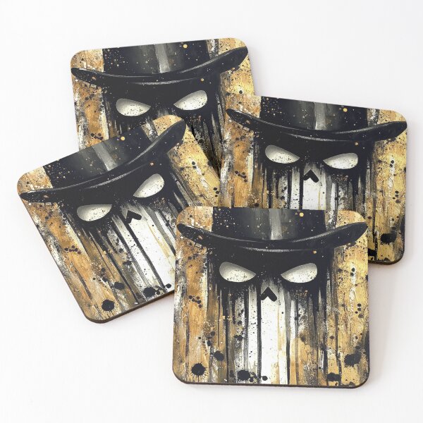 Item preview, Masked threat. Splatter menacing design. No text version. designed and sold by Shoot-The-Moon.