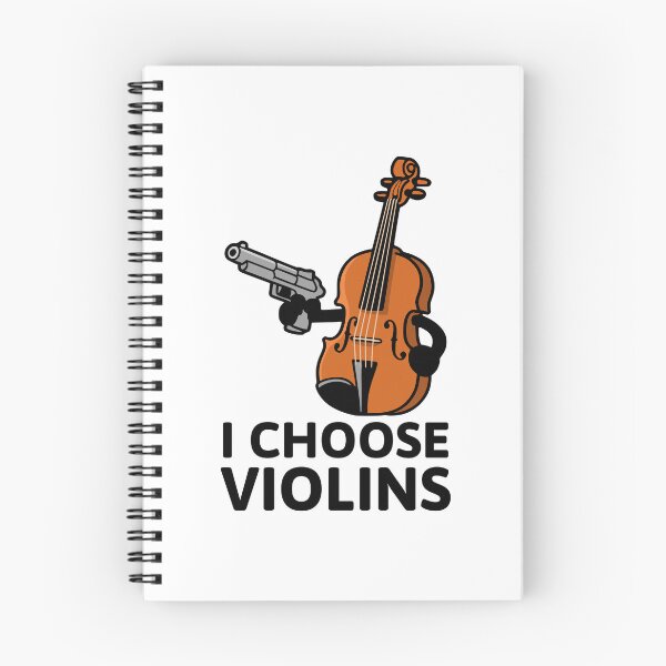 Item preview, I Choose Violins! Funny Violin Pun designed and sold by PMCreative.