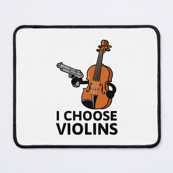 Item preview, I Choose Violins! Funny Violin Pun designed and sold by PMCreative.